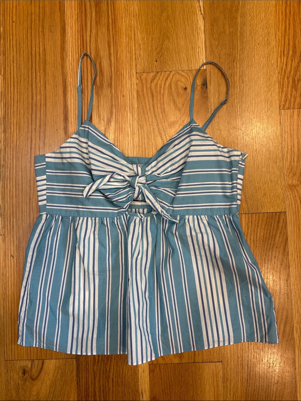 Madewell Tie Front Keyhole Cami Top, Size 4
